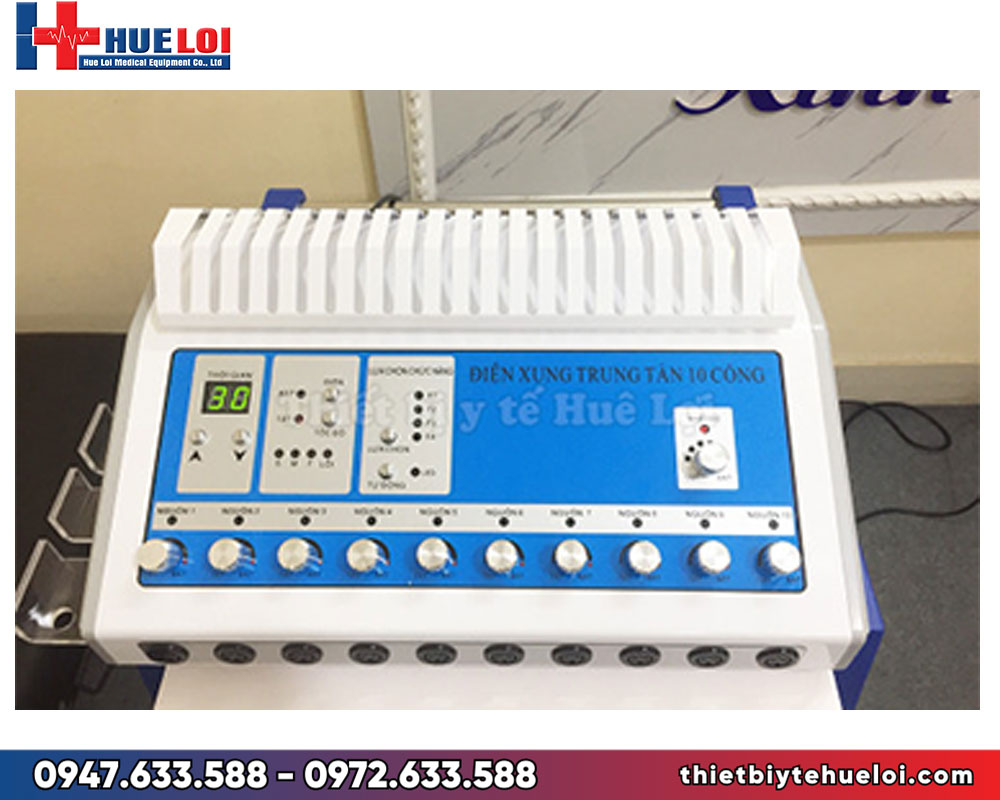 Máy điện xung 10 đầu